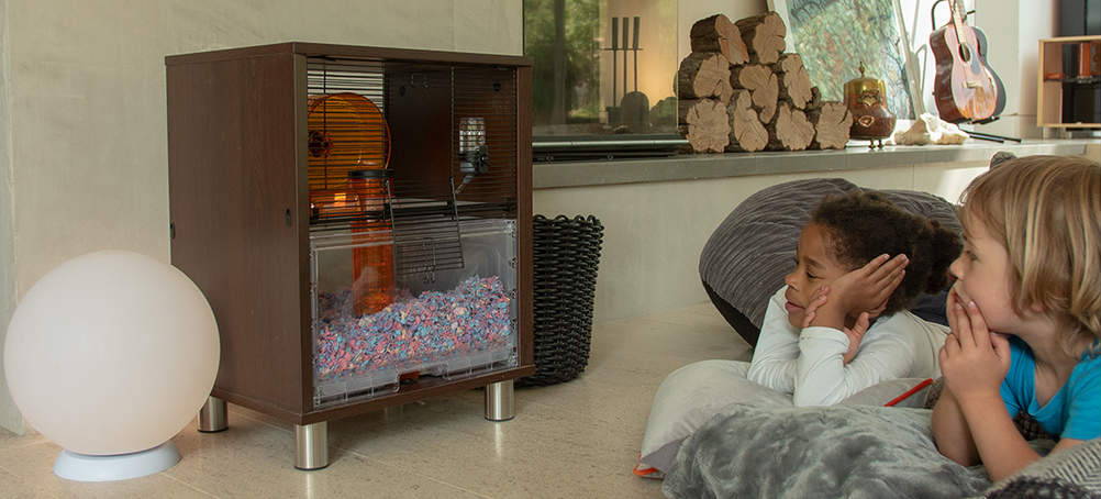 Qute Hamster Gerbil Cage with storage Four Legs or Wings Pets